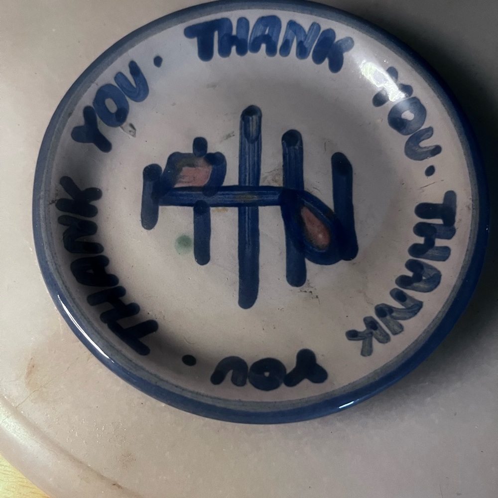 MA Hadley Thank You coaster